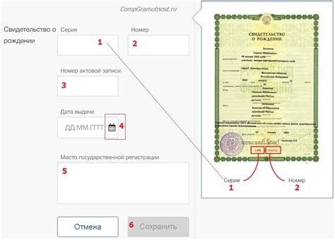 Важность соответствия данных о месте рождения в других документах