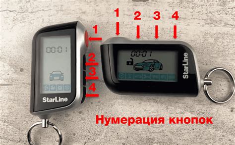 Включение режима программирования на пульте управления сигнализации