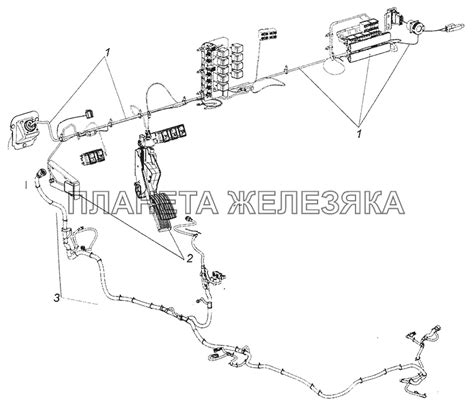 Выбор места для размещения датчика на автомобиле Камаз 6520