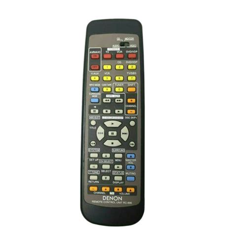 Использование универсального пульта для мультимедийного центра Denon