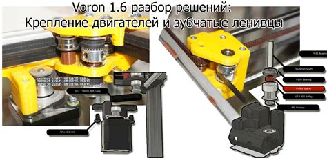 Крепление двигателей на подставке