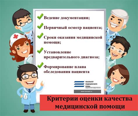 Международные рекомендации: основные критерии оценки качества медицинских учреждений
