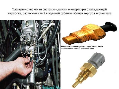 Место 3: Датчик охлаждающей жидкости для контроля температуры в Volkswagen Passat CC
