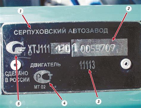 Основные составляющие и структура идентификационного номера автомобильного кузова