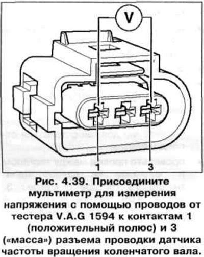 Постепенная проверка работоспособности детектора вращения коленчатого вала
