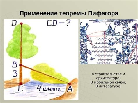 Применение геометрического принципа Пифагора в архитектуре и строительстве