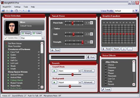 Программа MorphVox Pro: всесторонний обзор возможностей