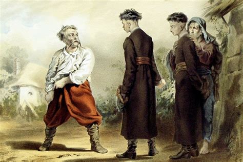 Тарас как источник эгоистической натуры у Андрия