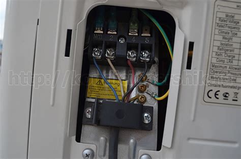 Установка и подключение наружного блока системы охлаждения DEXP AC CH90NF