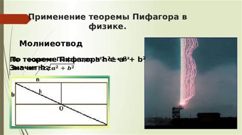  Применение теоремы Пифагора в физике 